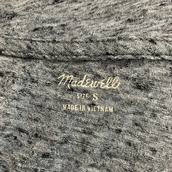 madewell gray spacedye vneck tank top small - Picture 4 of 4